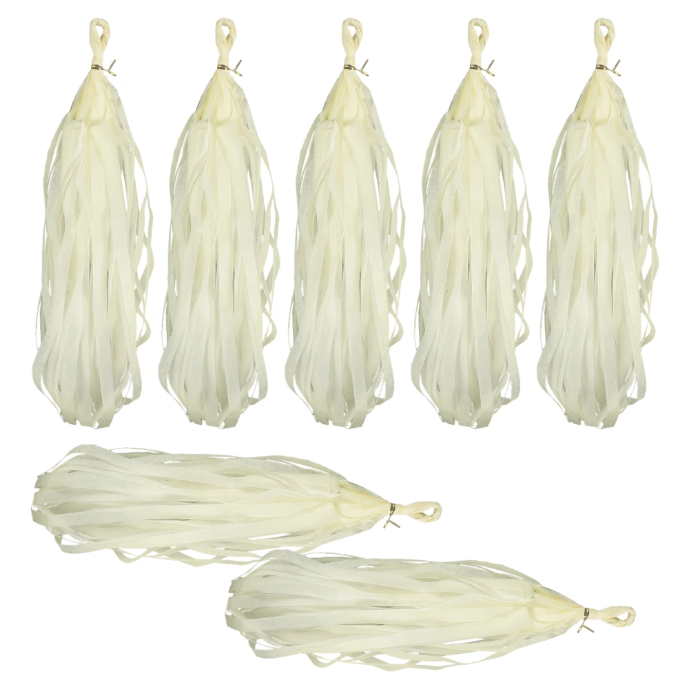 10 Bags Paper Tassels Tissue Paper Tassels Party Tassel Pendants for Party Decorations with Rope