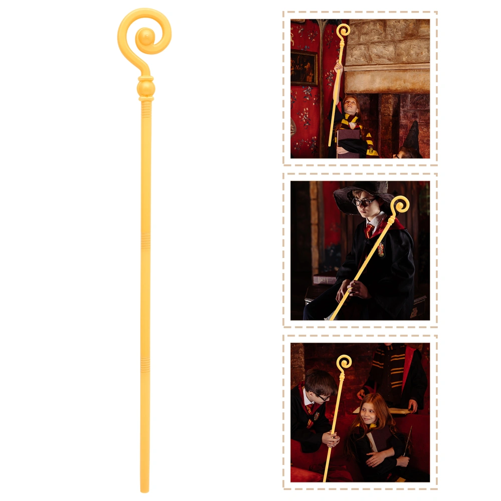 Halloween Cane Prop Walking Cane Plastic Stick Wand Toy Scepter Costume Accessory