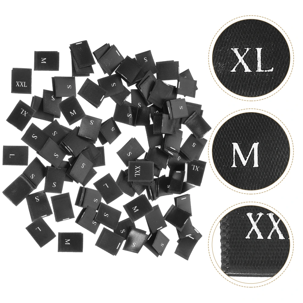 500Pcs Clothing Size Labels Fabric Size Labels Pants Size Labels Small Size Labels for Clothing Making