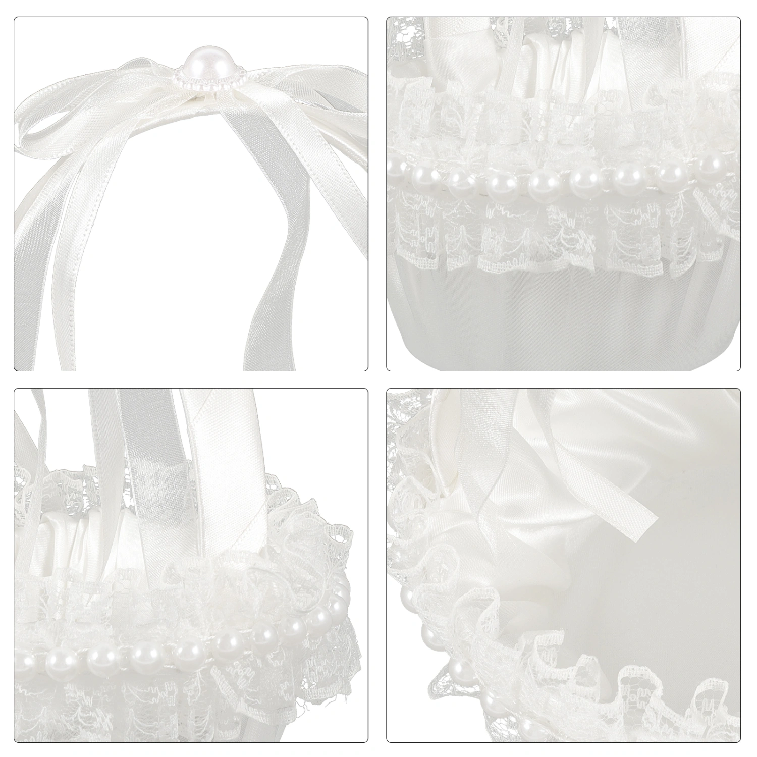 Flower Girl Basket Elegant Wedding Petal Basket Wedding Supply Wedding Decor Flower Basket
