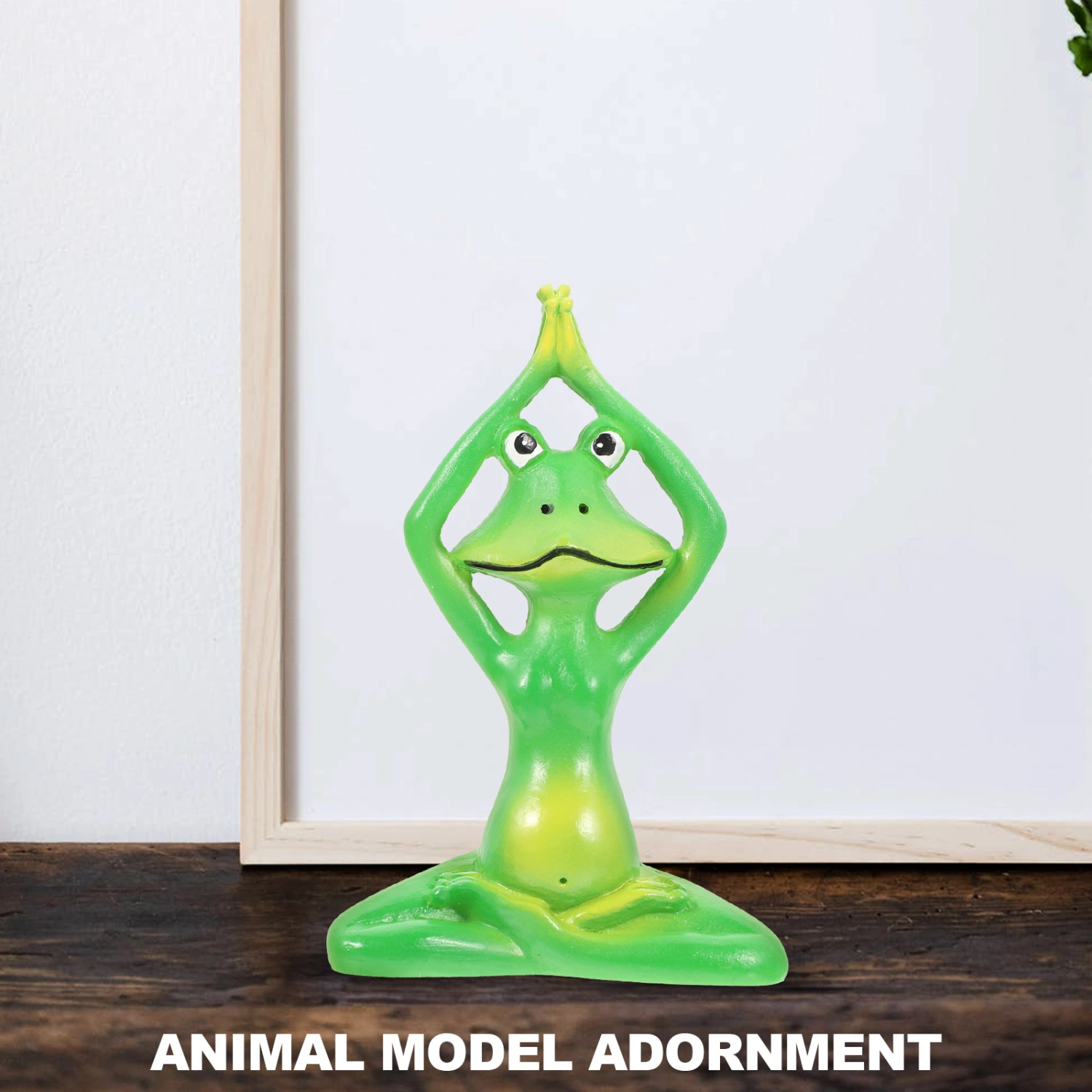 Frog Sculpture Frog Statue Frog Resin Craft Tabletop Frog Decoration Garden Statue