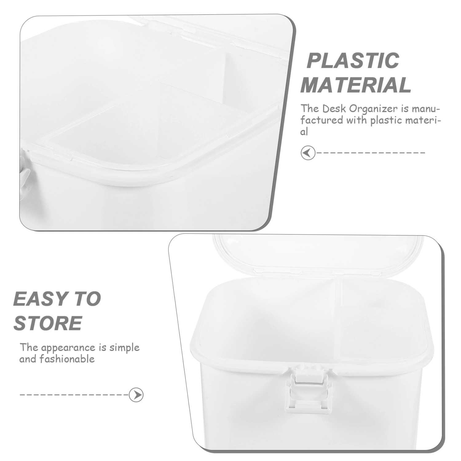 Desk Organizer Desktop Storage Container Multi-layer Stationery Storage Case Stationery Holder