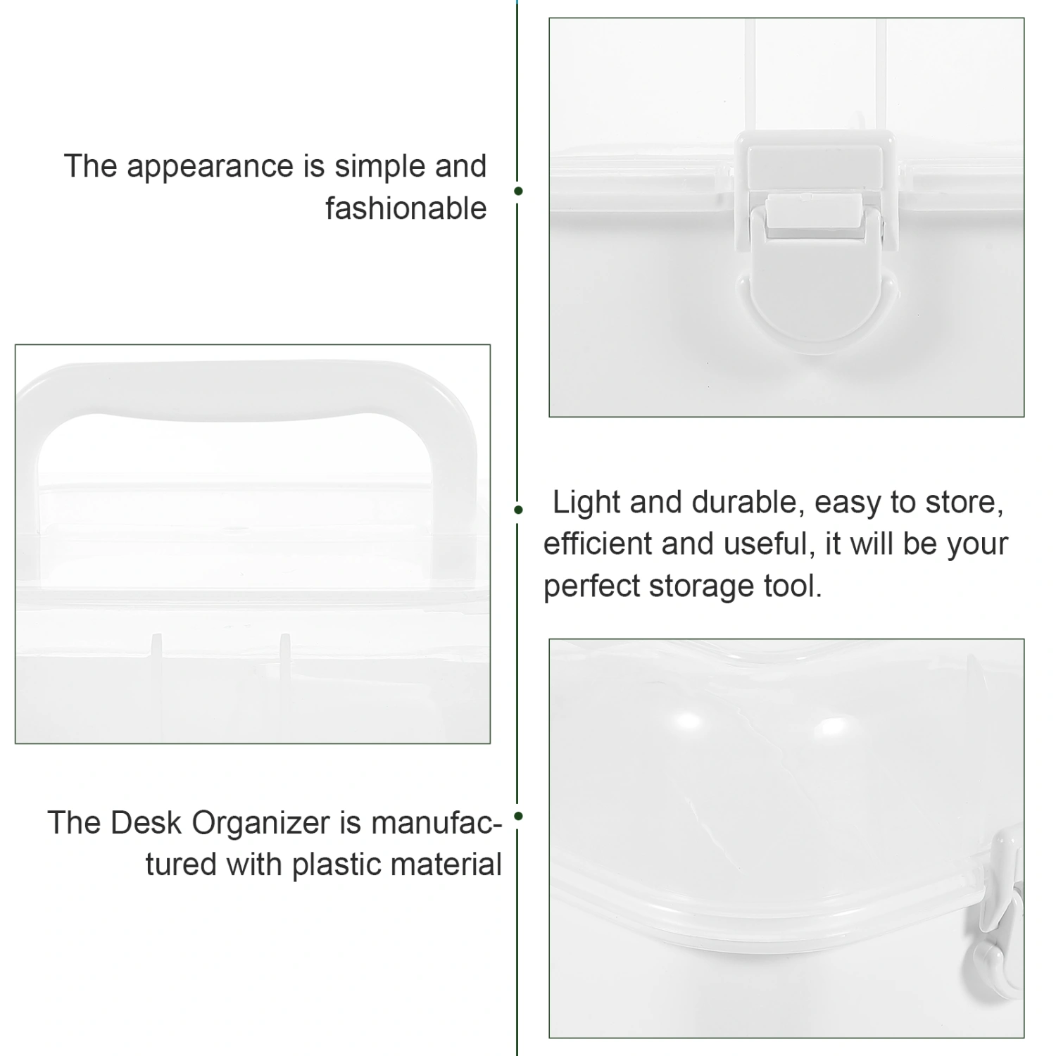 Desk Organizer Desktop Storage Container Multi-layer Stationery Storage Case Stationery Holder