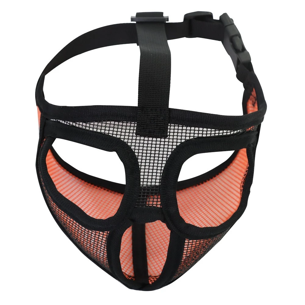 Adjustable Dog Muzzle Breathable Mesh Dog Muzzle Dog Mask for Anti Biting