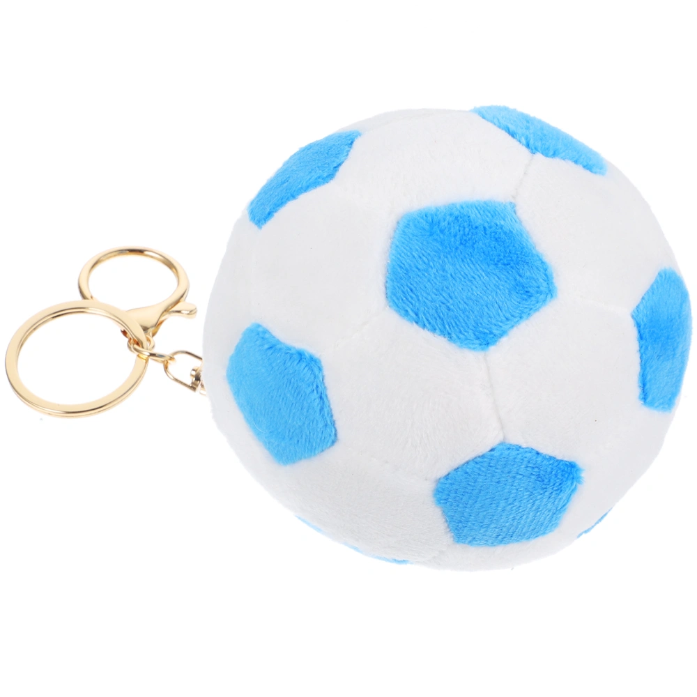 Simulation Plush Football Keychain Ornament Bag Hanging Ornament Bag Pendant