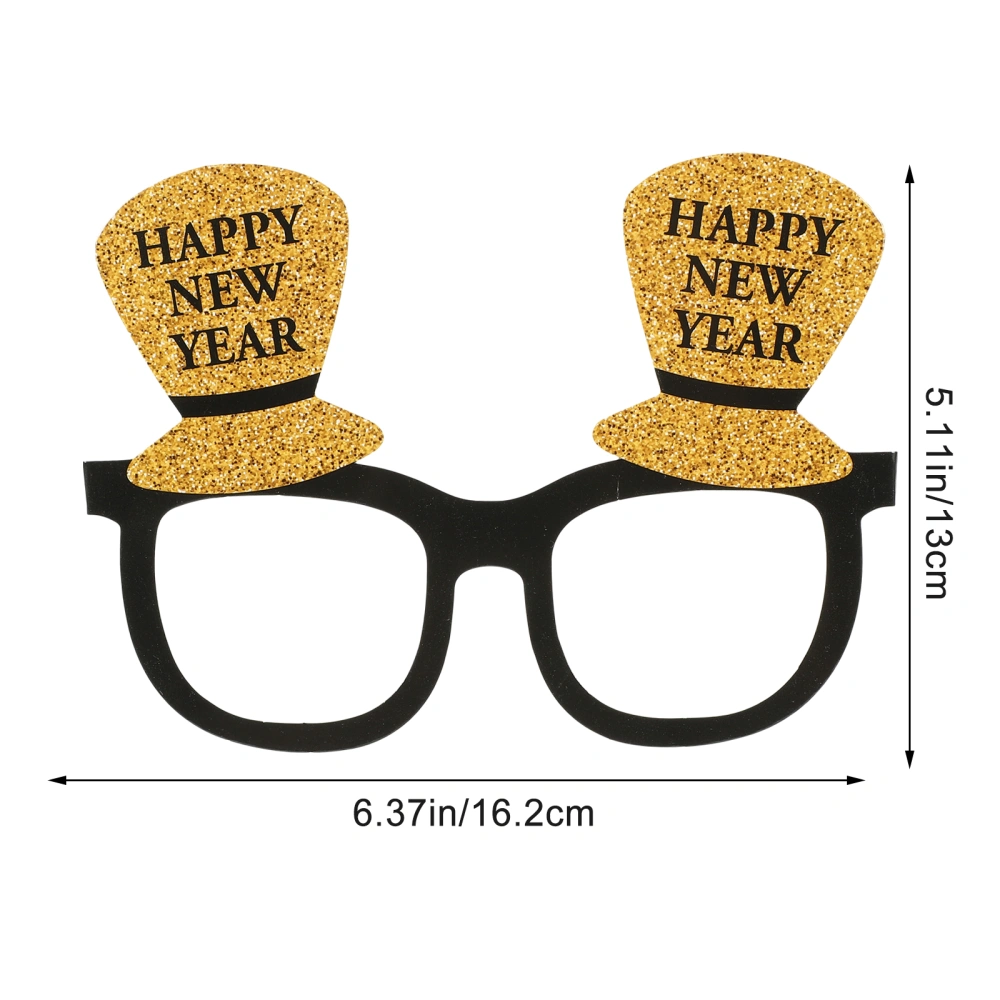 9pcs Happy New Year Eyeglasses Fancy New Year Party Glasses 2024 Party Favors