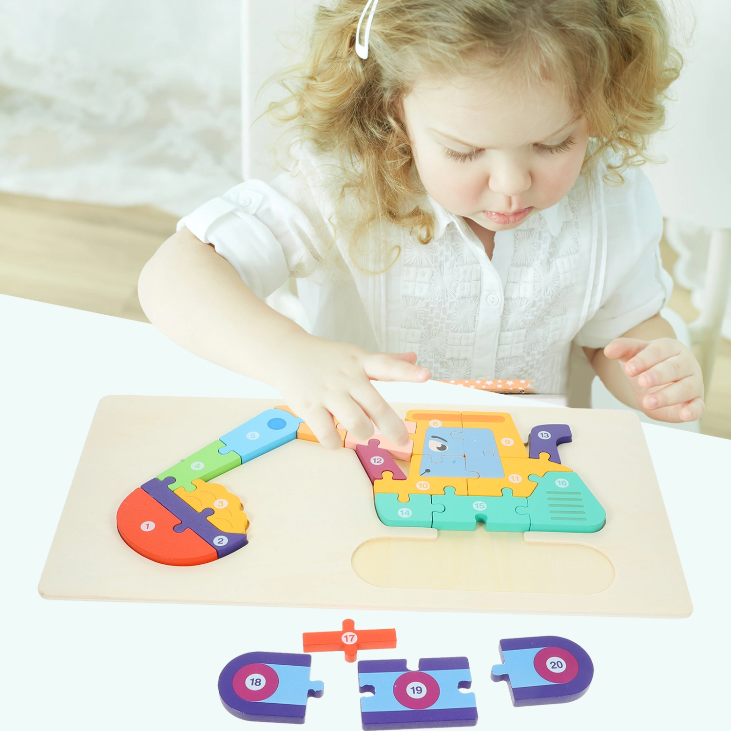 1 Set Children Puzzle Toys Wooden Puzzles for Toddlers Wooden Puzzles Kids Educational Puzzle Toy