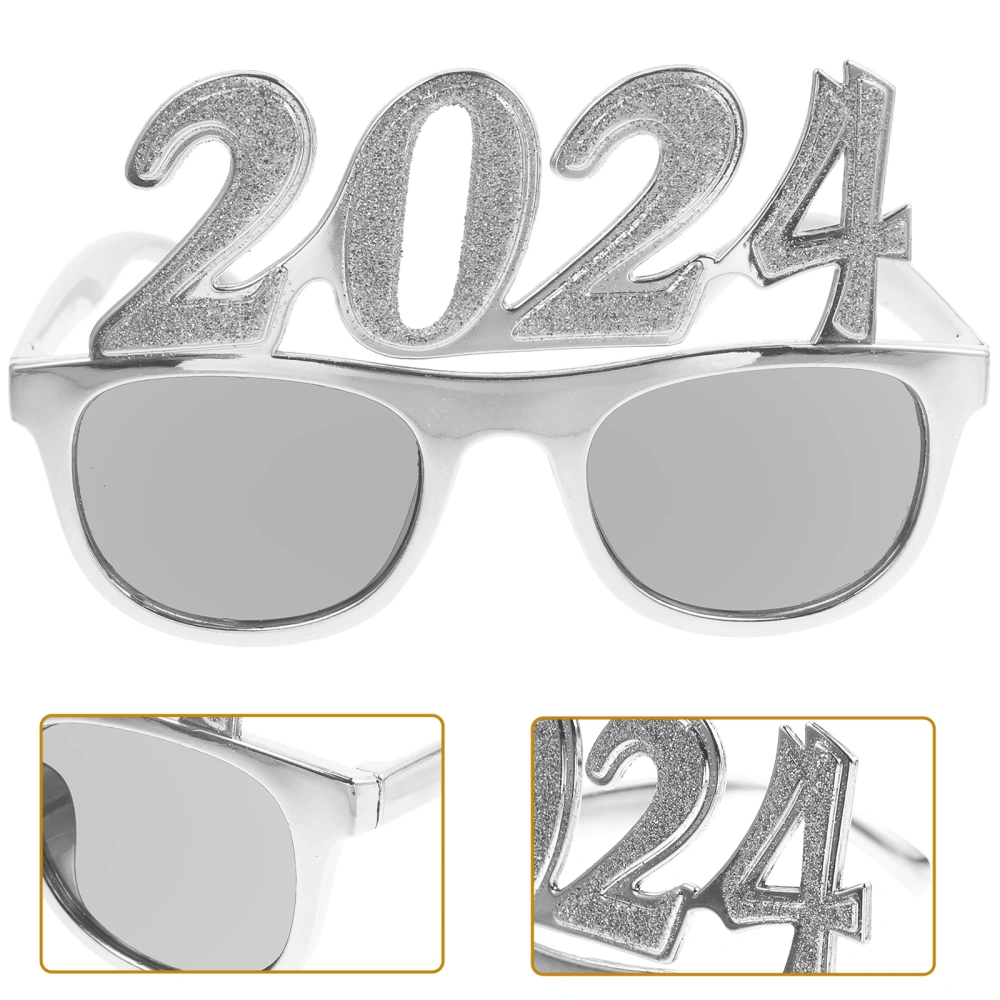 2024 Sunglass Number Eyeglass Decorative New Year's Eve Party Sunglass Prop