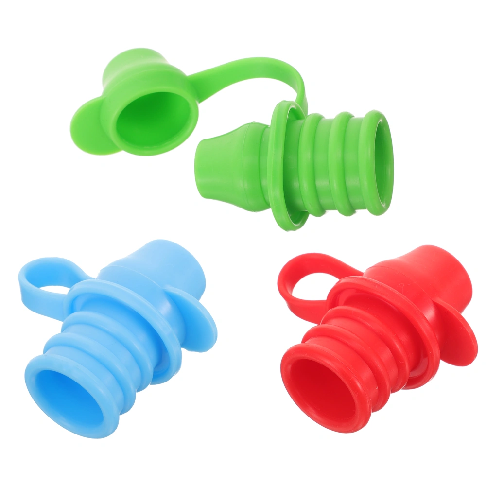 3pcs  Bottle Caps Leakage-proof Bottles Top Spout Bottle Lids Water Bottle Caps