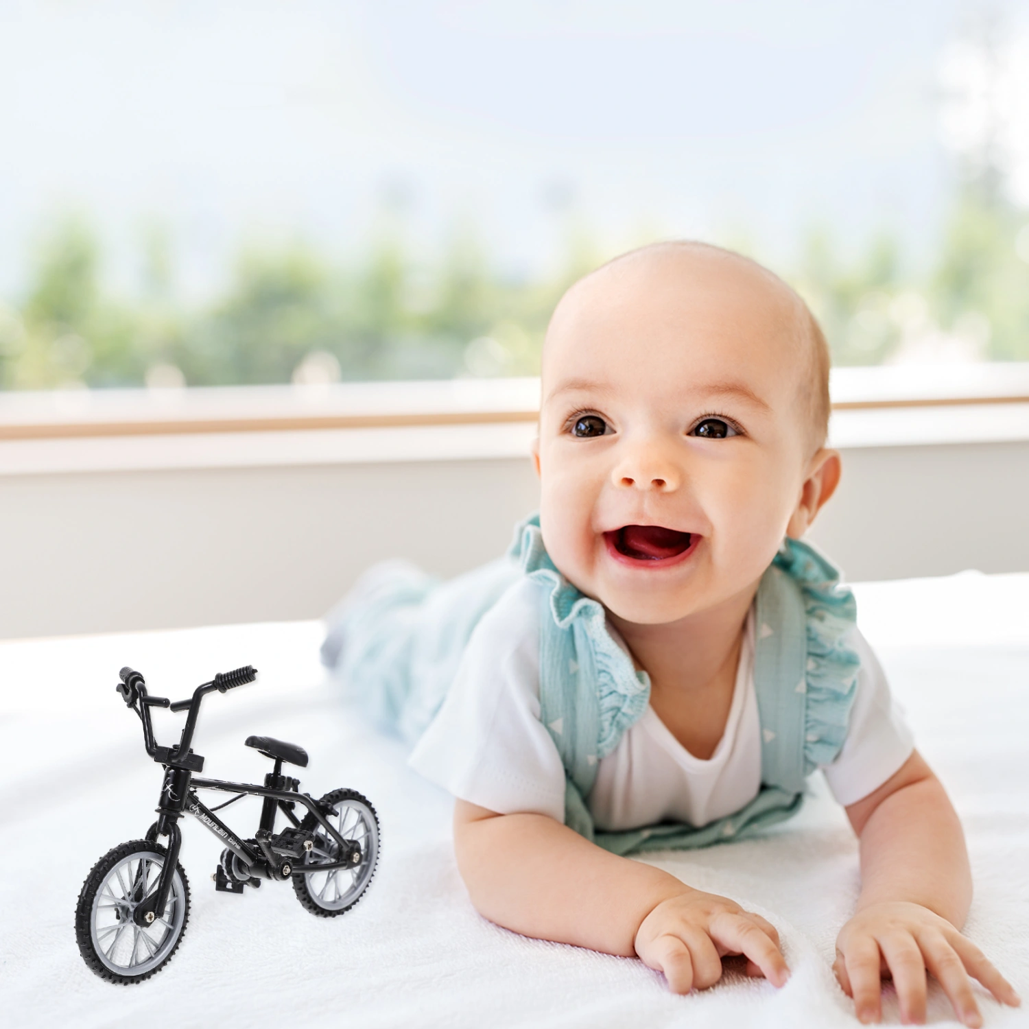 Doll House Mini Bicycle Photo Prop Miniature Bike Model Simulation Mountain Bike Model
