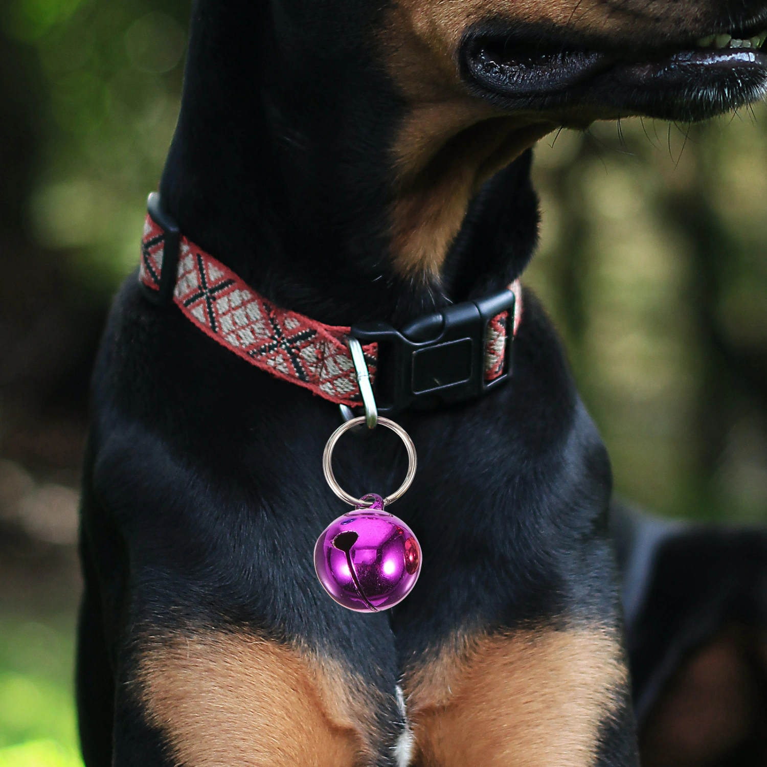 6pcs Pet Dog Collar Bell Pendant Small Stainless Steel Bells Pet Cat Collar Hanging Bells