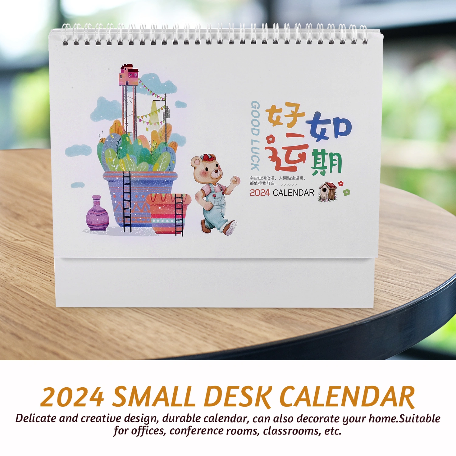 Desk Calendar Schedule Planner Calendar Ornament Delicate Calendar Home Office Desk Calendar