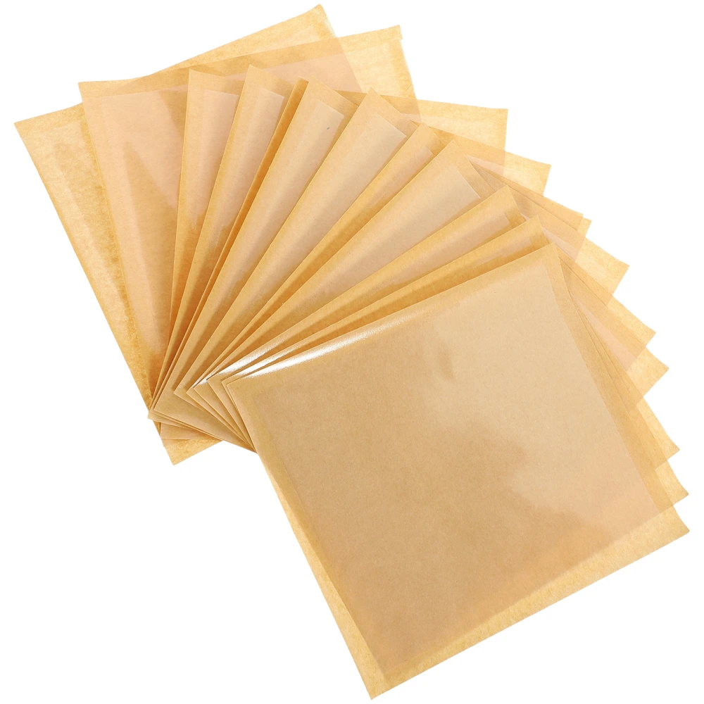 100pcs Bakery Bags with Window Pastry Bags Kraft Paper Food Bags for Cookies Donuts Sandwich