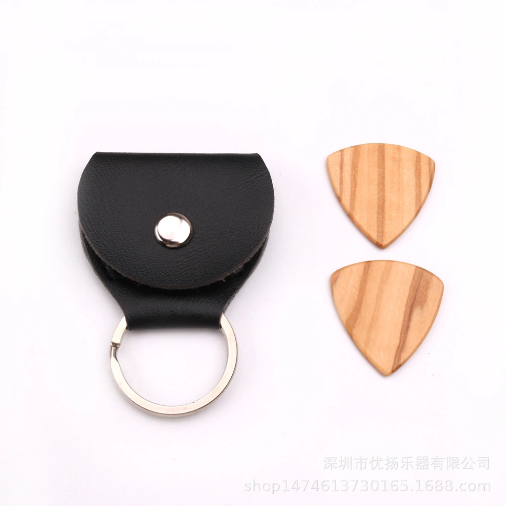 1 Set Guitar Pick Holder Keyring Guitar Pick Organizer Bass Pick Organizer