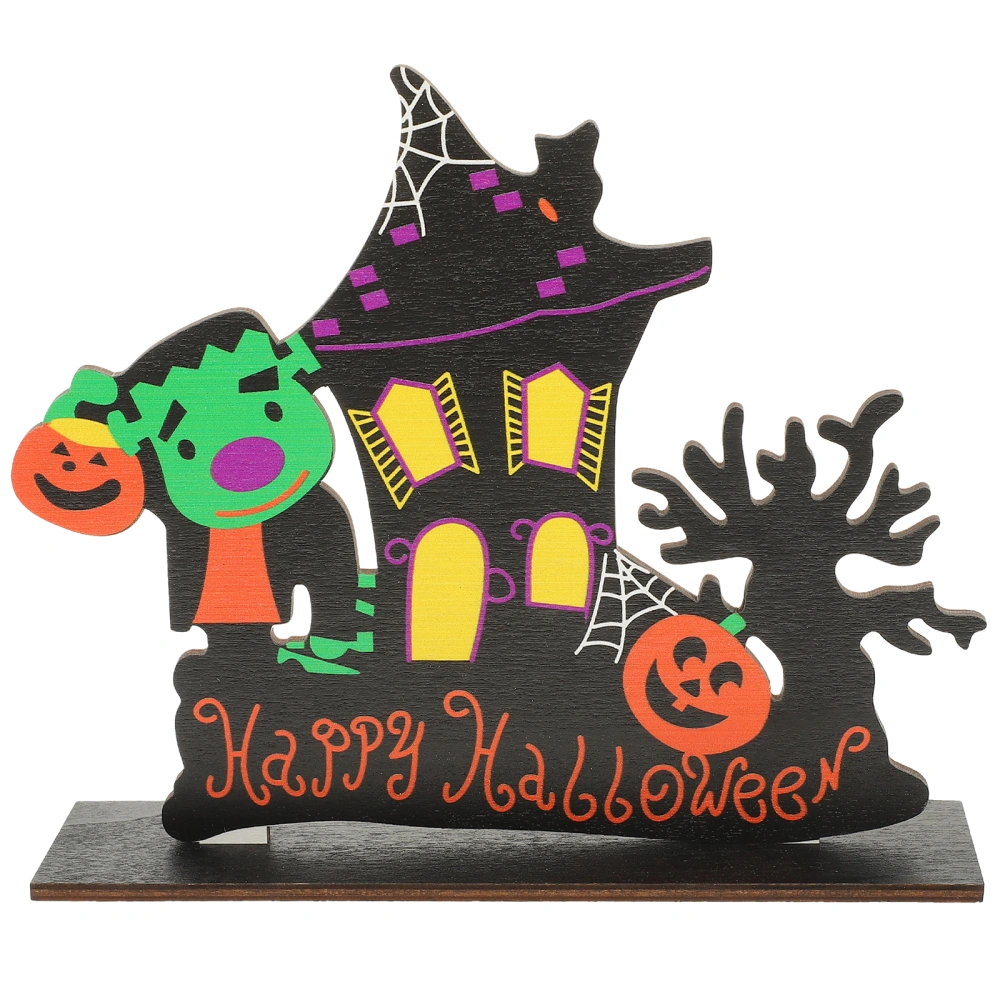 Halloween Table Decoration Desk Wooden Table Sign Halloween Table Centerpiece Sign Decoration