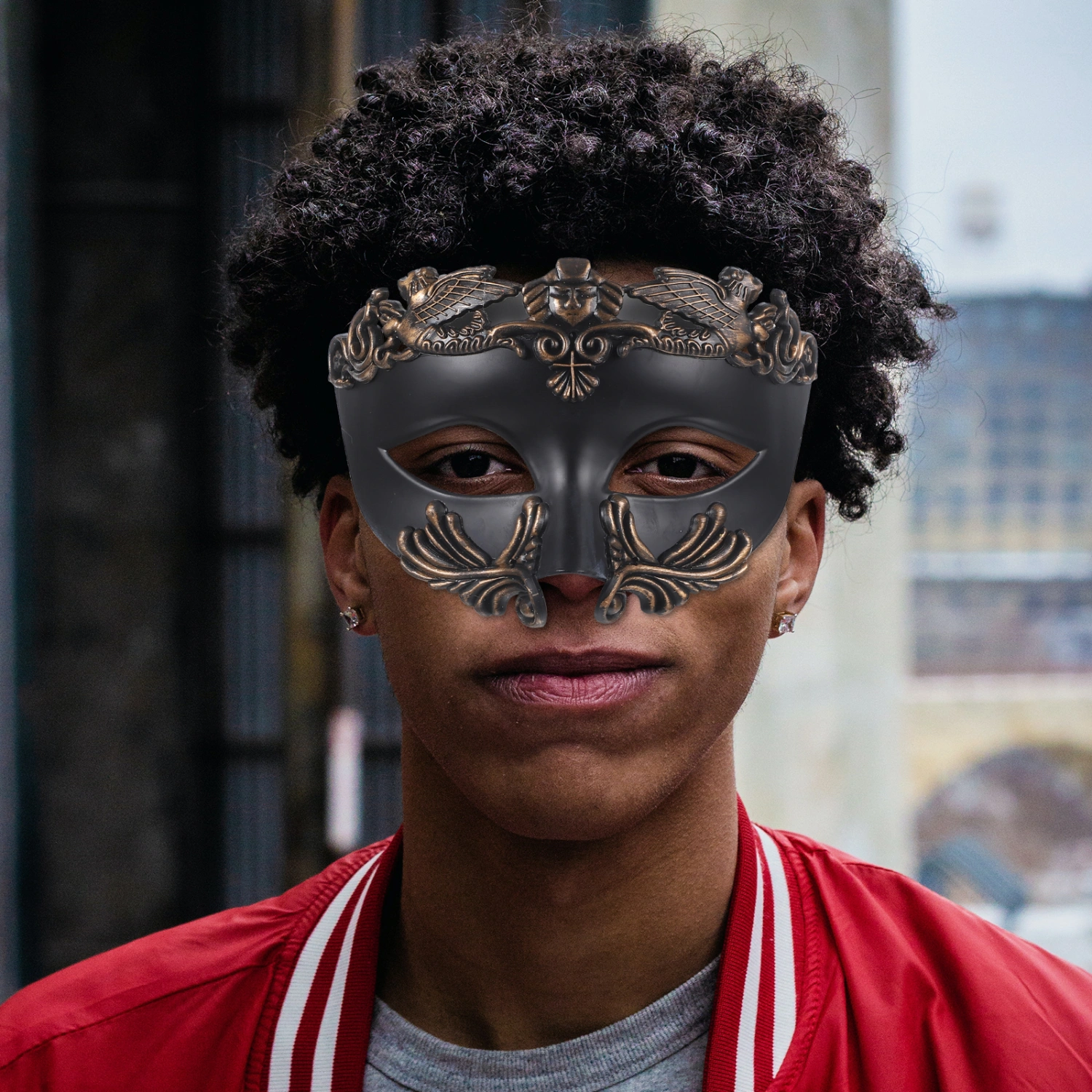 Masquerade Mask Half Face Costume Party Mask Decor Halloween Costume Accessory