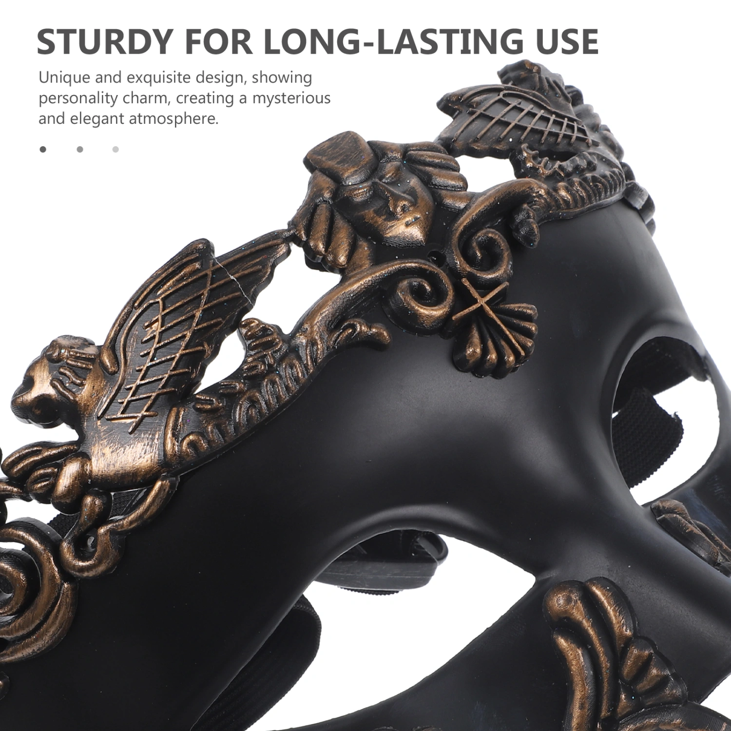 Masquerade Mask Half Face Costume Party Mask Decor Halloween Costume Accessory
