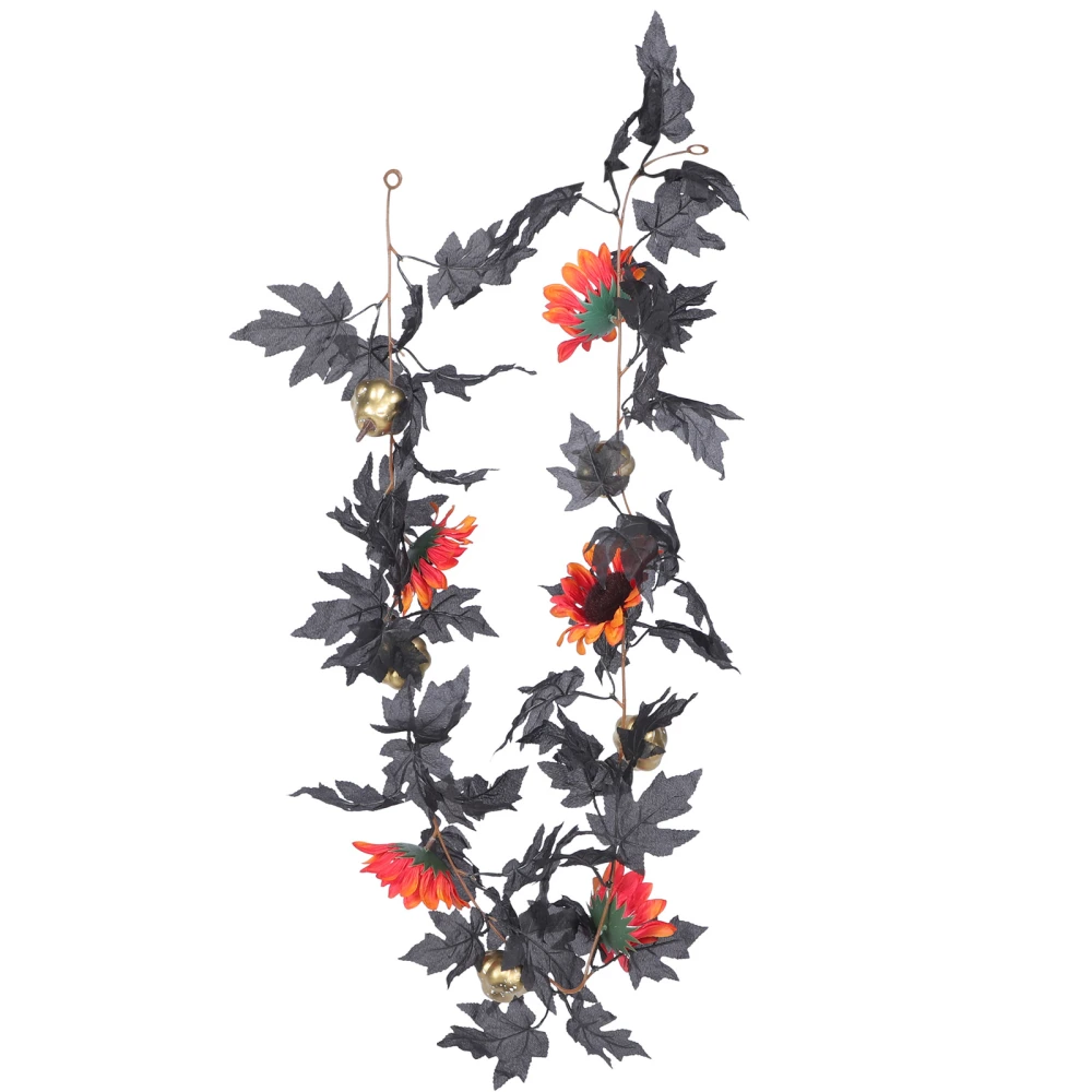 Artificial Maple Leaf Garland Hanging Maple Leaf Vine Fall Garland Home Outdoor Decoration