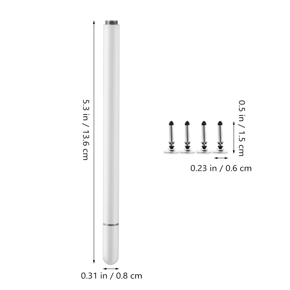 Tablet Pen High Precision Touchscreen Stylus Pen with 4 Replacement Nibs for Tablets Mobile Phones