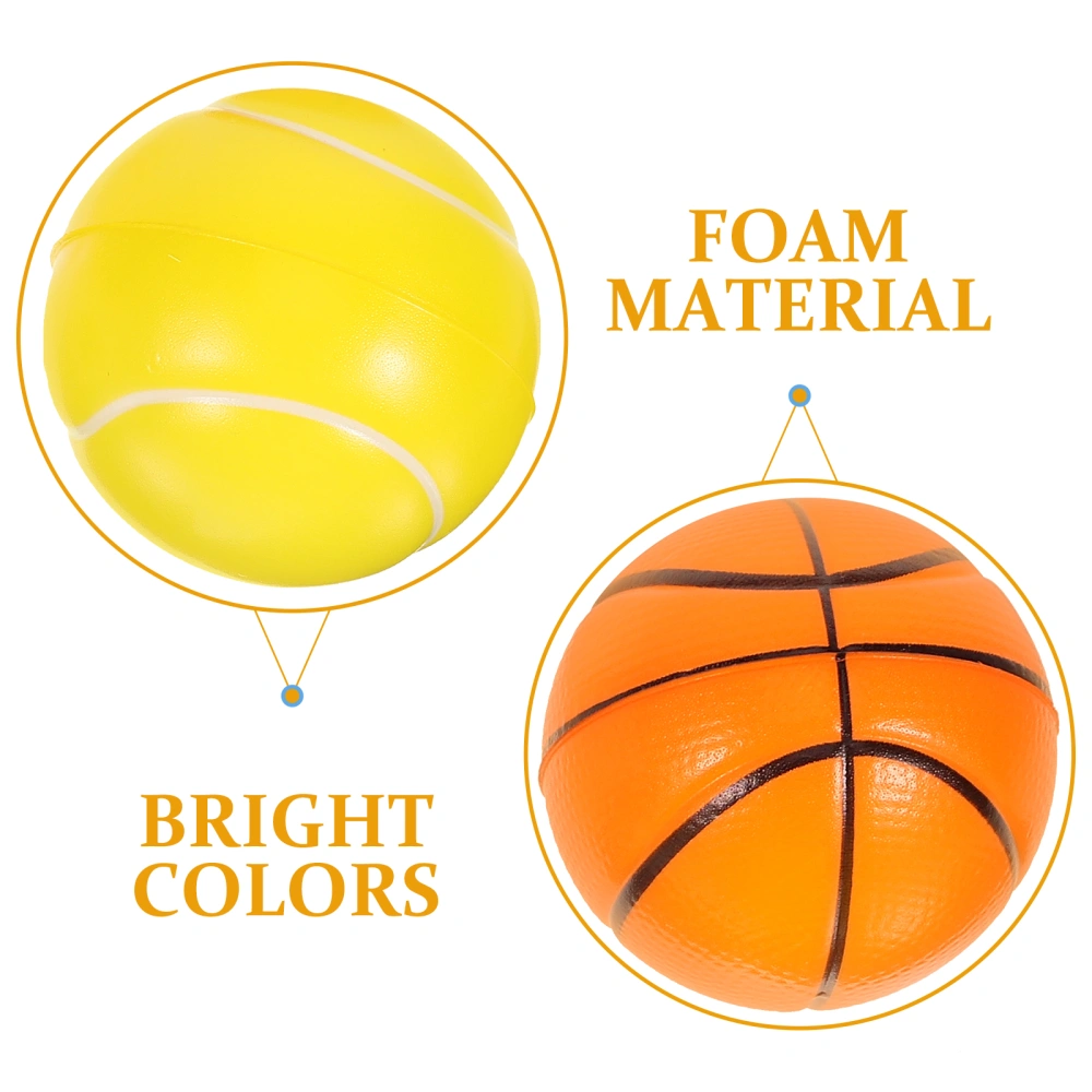 8Pcs Foam Stress Balls Squeeze Balls Decompression Ball Pressure Relief Supplies for Office