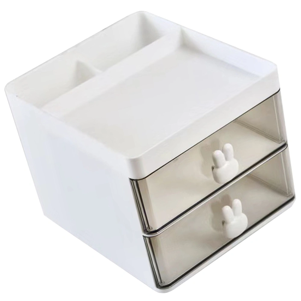 Desk Organizer with Drawers Desktop Storage Drawer Multi-layer Stationery Storage Case Stationery Holder