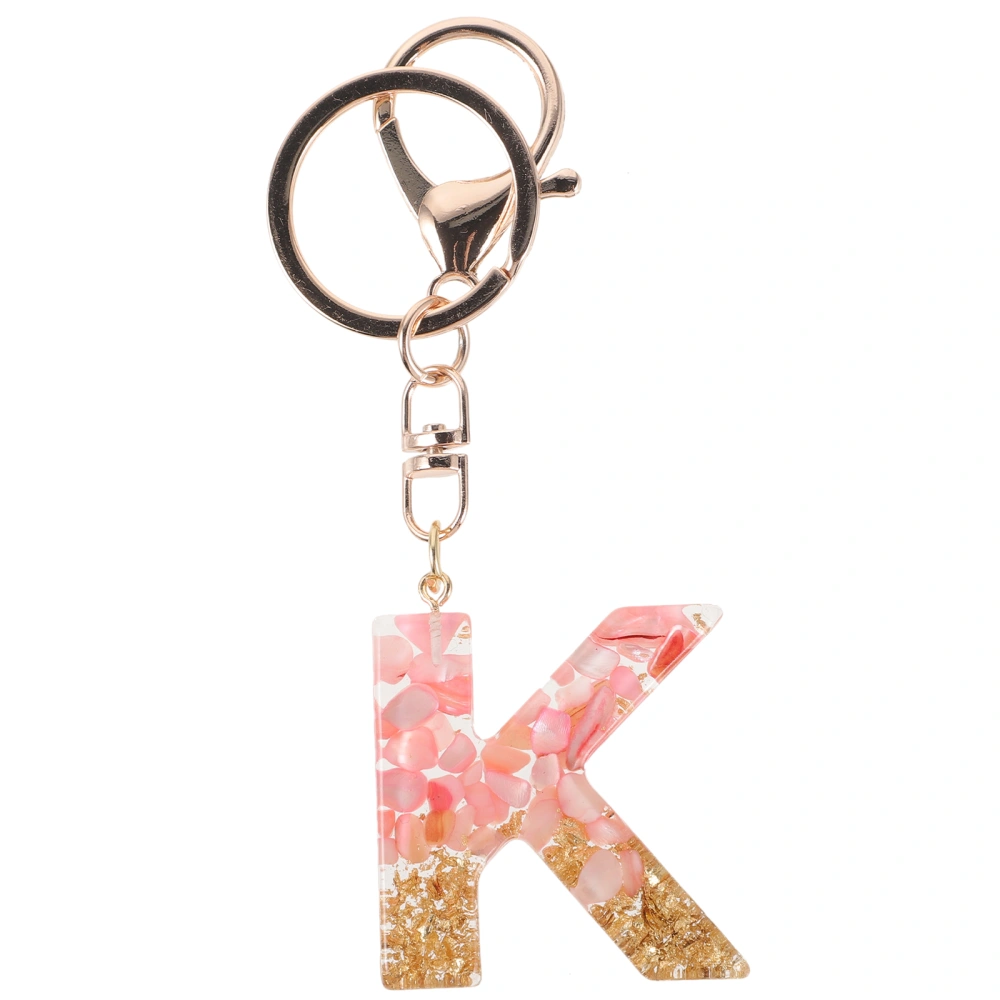 Letter Keychain Novelty Keychain Car Keyring Pendant Handbag Pendant Charm