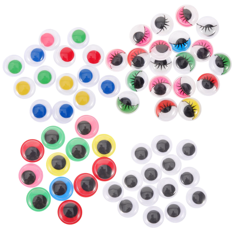 200pcs Multi-use Fake Eyeballs Craft Diy Finishing Eyes Supplies Fake Eyes for Doll Making