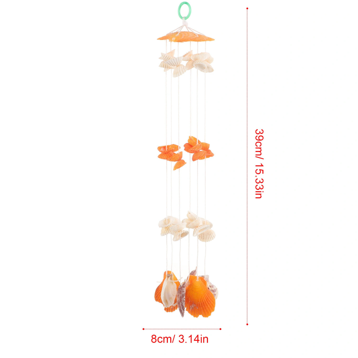 Wind Chime Pendant Seashell Chime Ornament Shell Wind Chime Decor Hanging Wind Chime