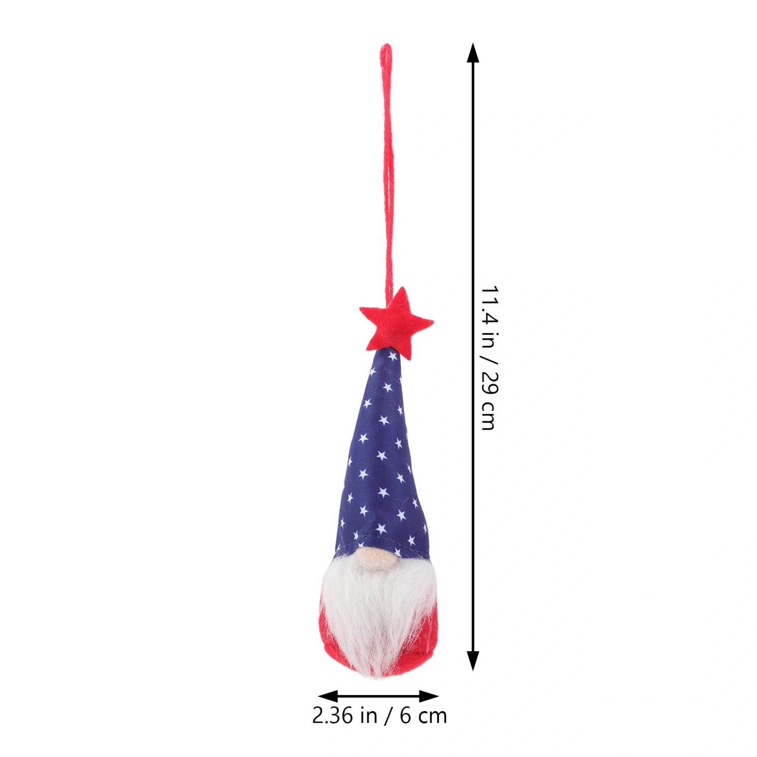 4pcs Independence Day Hanging Gnomes Patriotic Gnomes Decorations 4th of July Ornaments