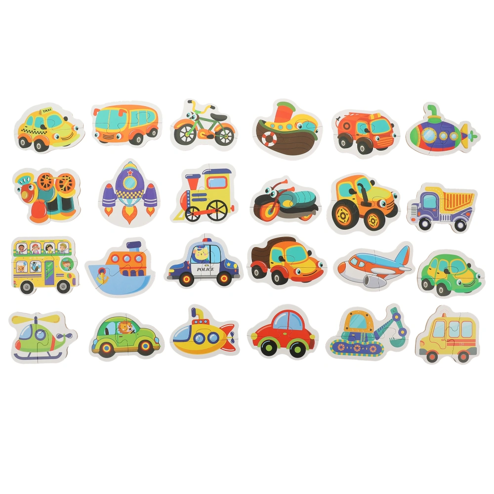 1 Set Children Puzzle Plaything Children Puzzle Plaything Traffic Puzzles