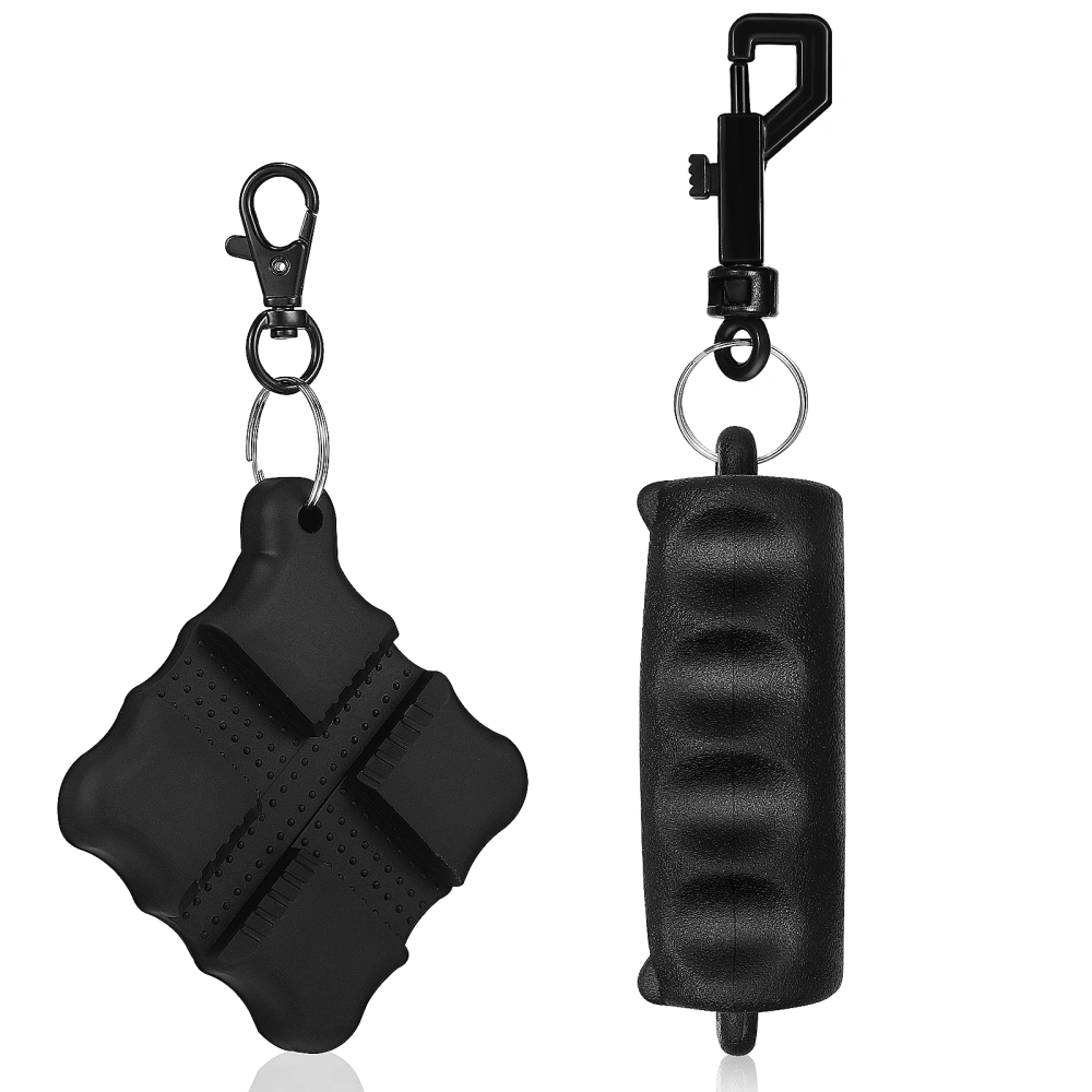 2pcs Archery Arrow Puller Archery Arrow Grippers Target Remover Rubber Grippers with Key Rings