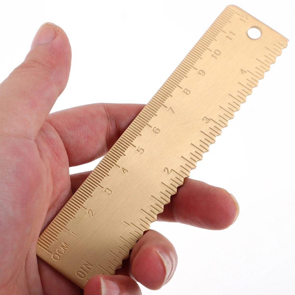 Metal Students Ruler Measuring Metal Ruler Straight Ruler Measuring Ruler Drawing Ruler