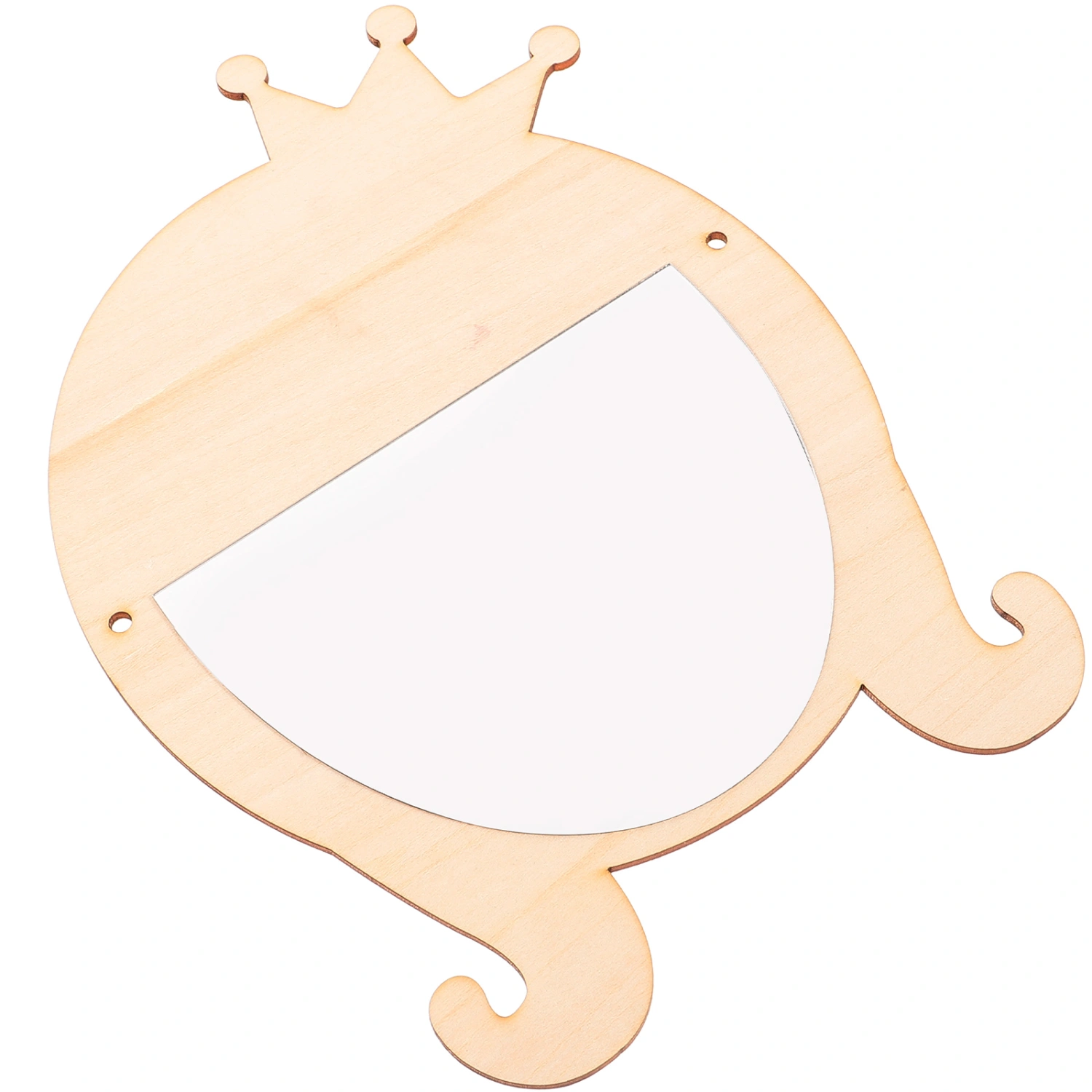 Cartoon Makeup Mirror Wooden Makeup Mirror Decorative Makeup Mirror Wall Mount Makeup Mirror
