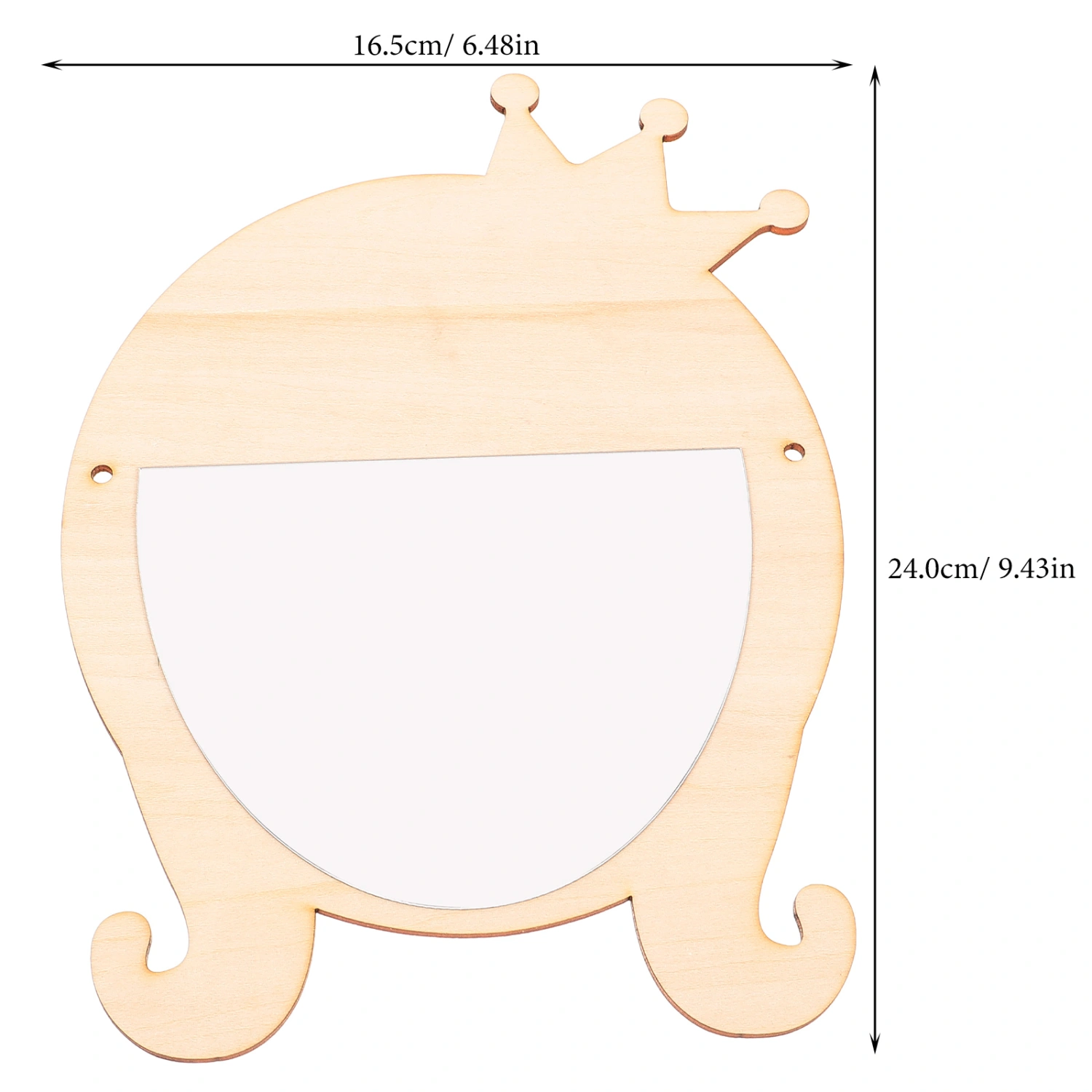 Cartoon Makeup Mirror Wooden Makeup Mirror Decorative Makeup Mirror Wall Mount Makeup Mirror
