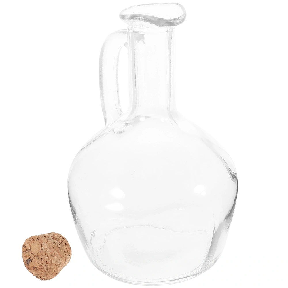 Kitchen Oil Bottle Clear Oil Container Vinegar Storage Bottle Kitchen Seasoning Bottle