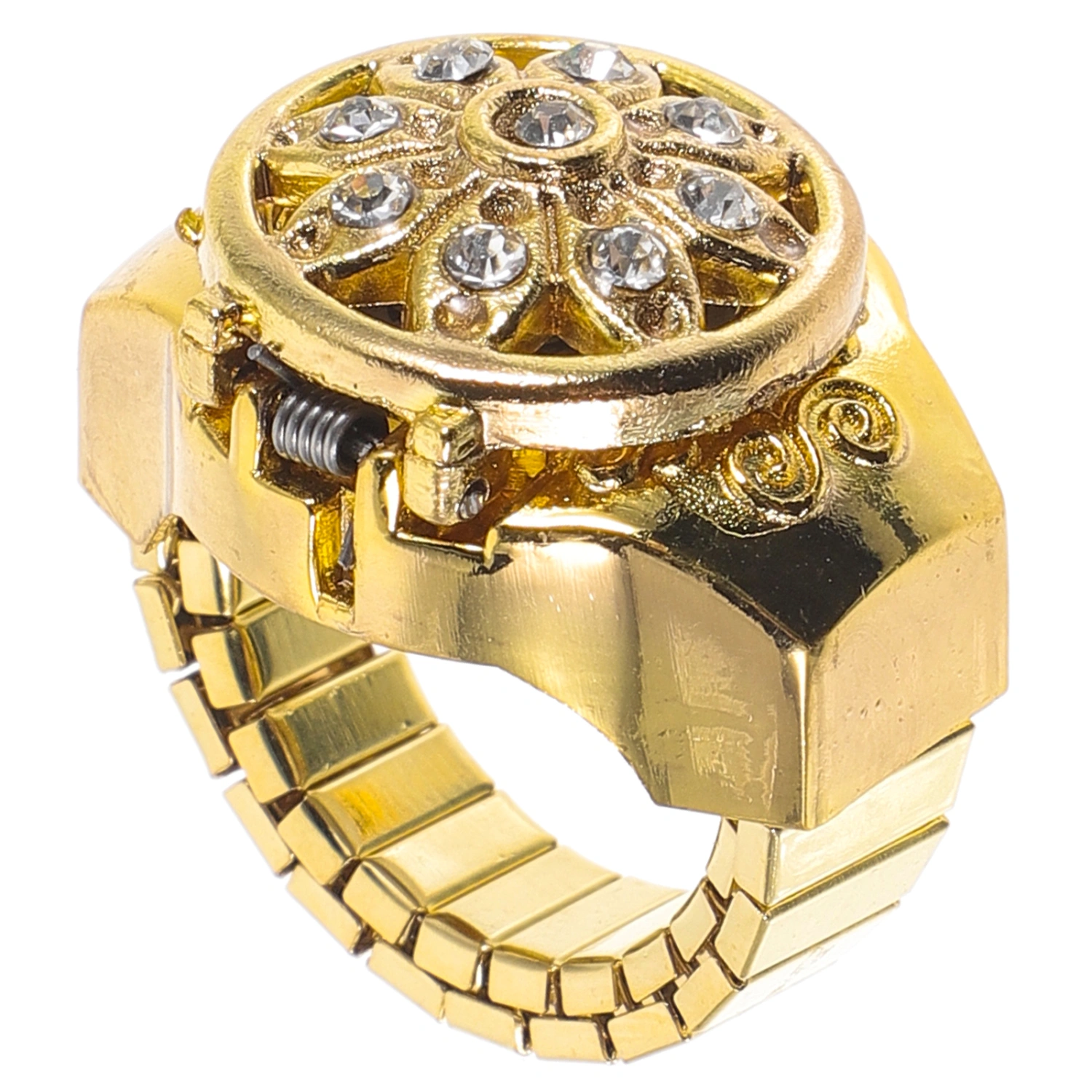 Ring Watch Finger Ring Watch Fashionable Women Men Watch Finger Ring Watch