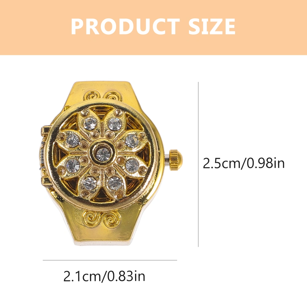 Ring Watch Finger Ring Watch Fashionable Women Men Watch Finger Ring Watch