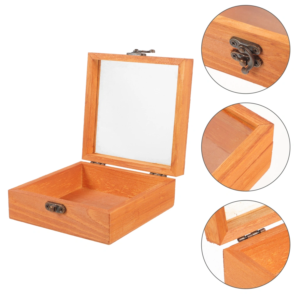 Versatile Wooden Cigar Box Reusable Travel Humidor Box Vintage Wooden Storage Box