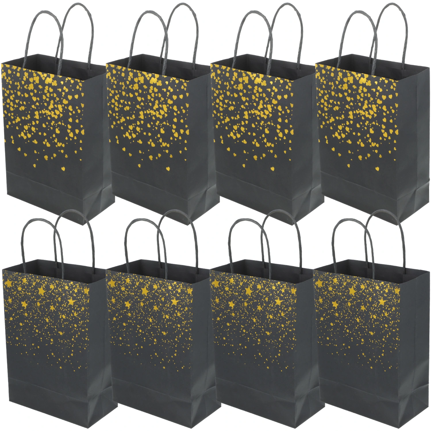 8pcs Gift Tote Bags Paper Gift Bags Gift Storage Bags Gift Holder Party Favor Tote Bags
