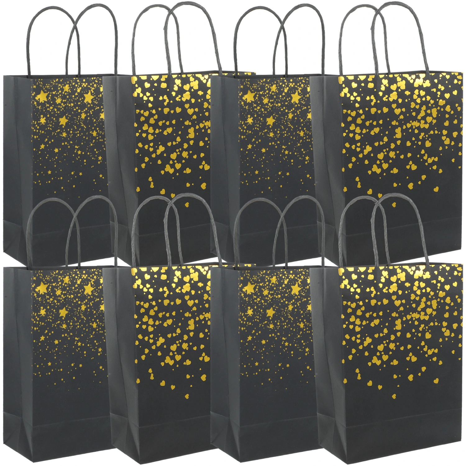 8pcs Gift Tote Bags Paper Gift Bags Gift Storage Bags Gift Holder Party Favor Tote Bags