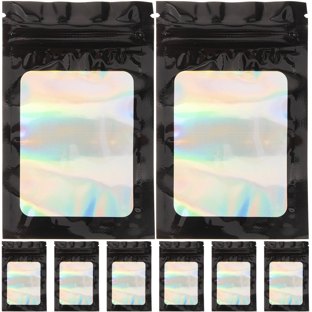 100Pcs Small Business Bag Holographic Smell Proof bags Small Items Packaging Bag for Small Business