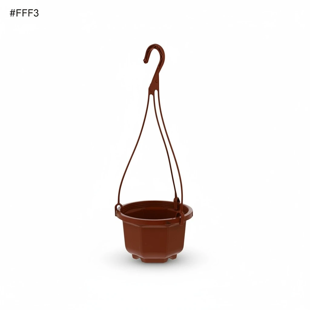 12 Sets of Hanging Pots Plastic Hanging Planters Flower Hanging Pots for Indoor Plants Flower