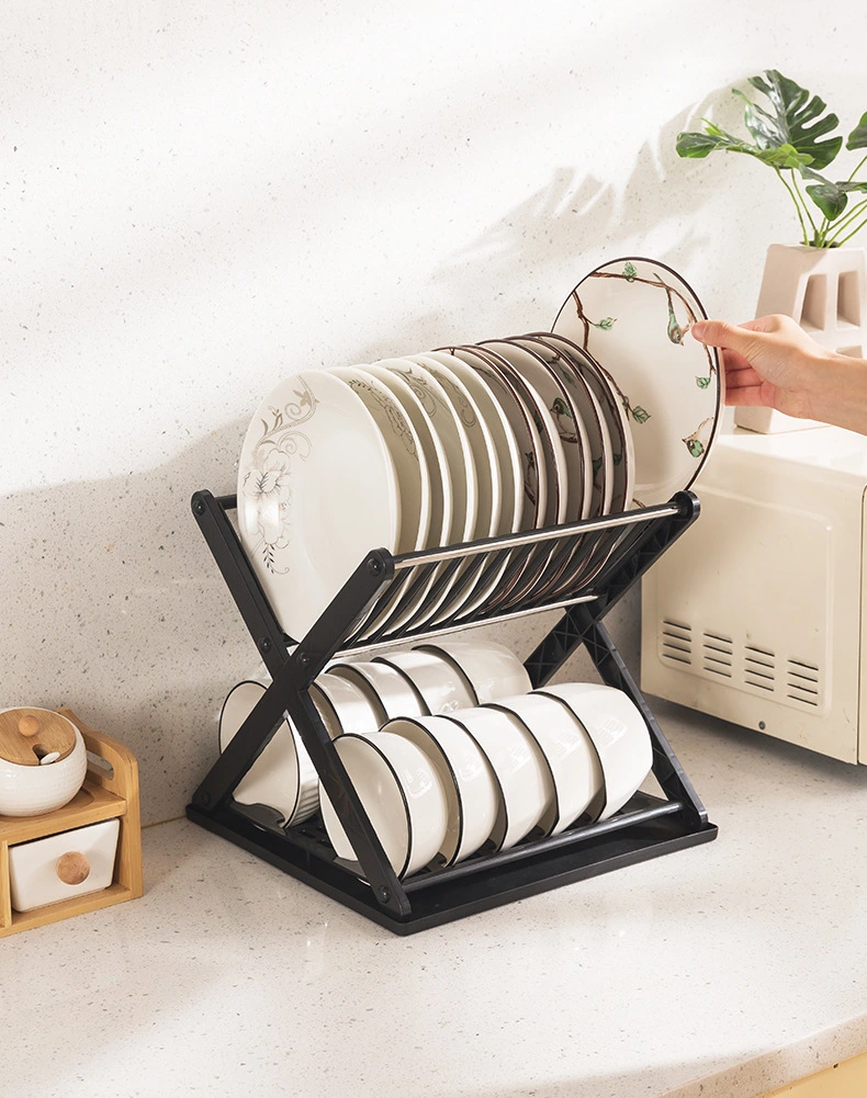 1 Set of Plate Drain Racks Cutlery Drying Racks Multifunctional Dish Racks Storage Drain Racks