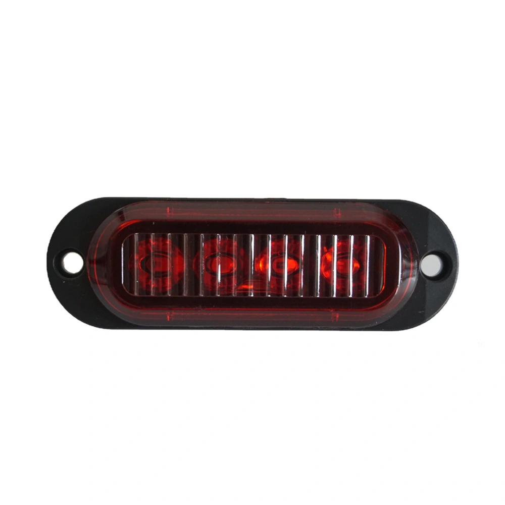 4pcs LED Marker Light 12v-30v Side Marker Light 4 LEDs Trailer Marker Light