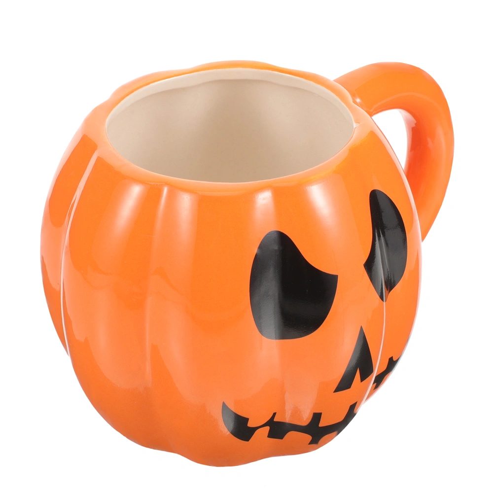 Pumpkin Molding Water Cup Ghost Pumpkin Coffee Mug Ceramic Mug Halloween Decor