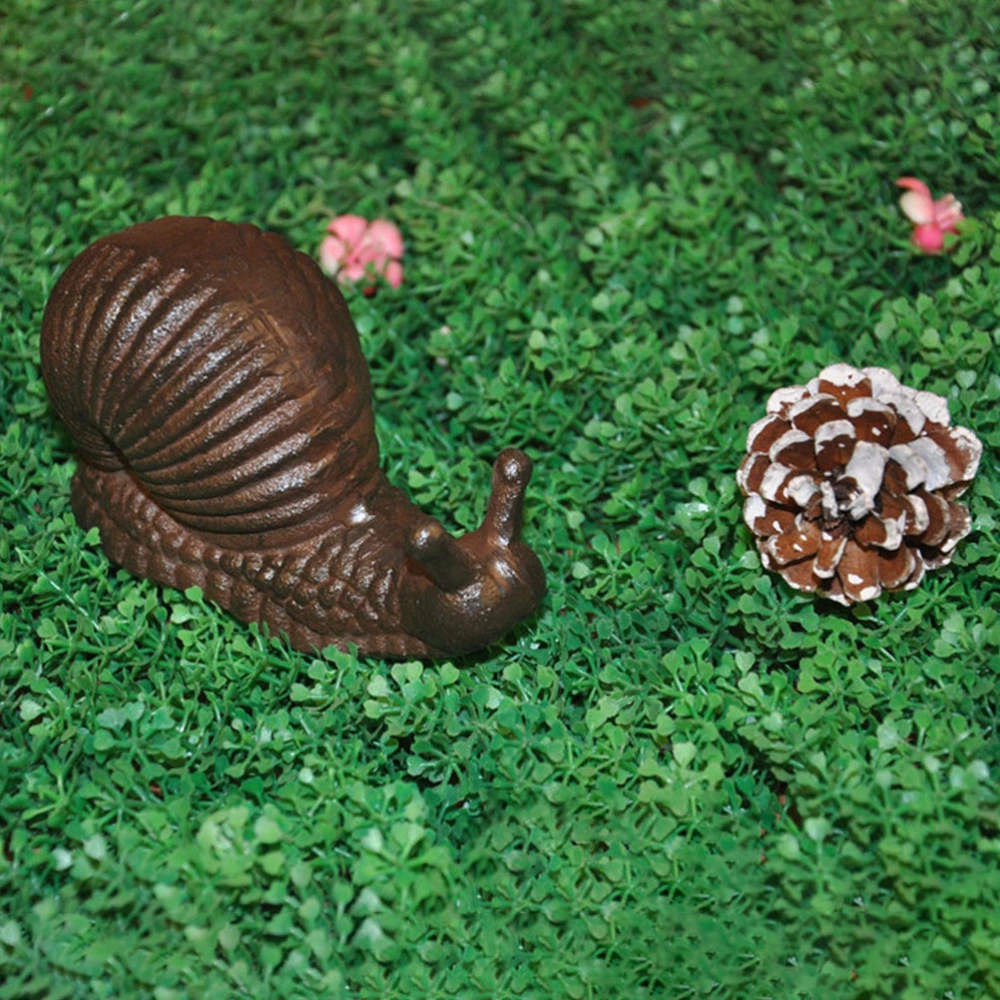 Snail Decor Desktop Iron Snail Tabletop Ornament Simulation Snail Craft Prop