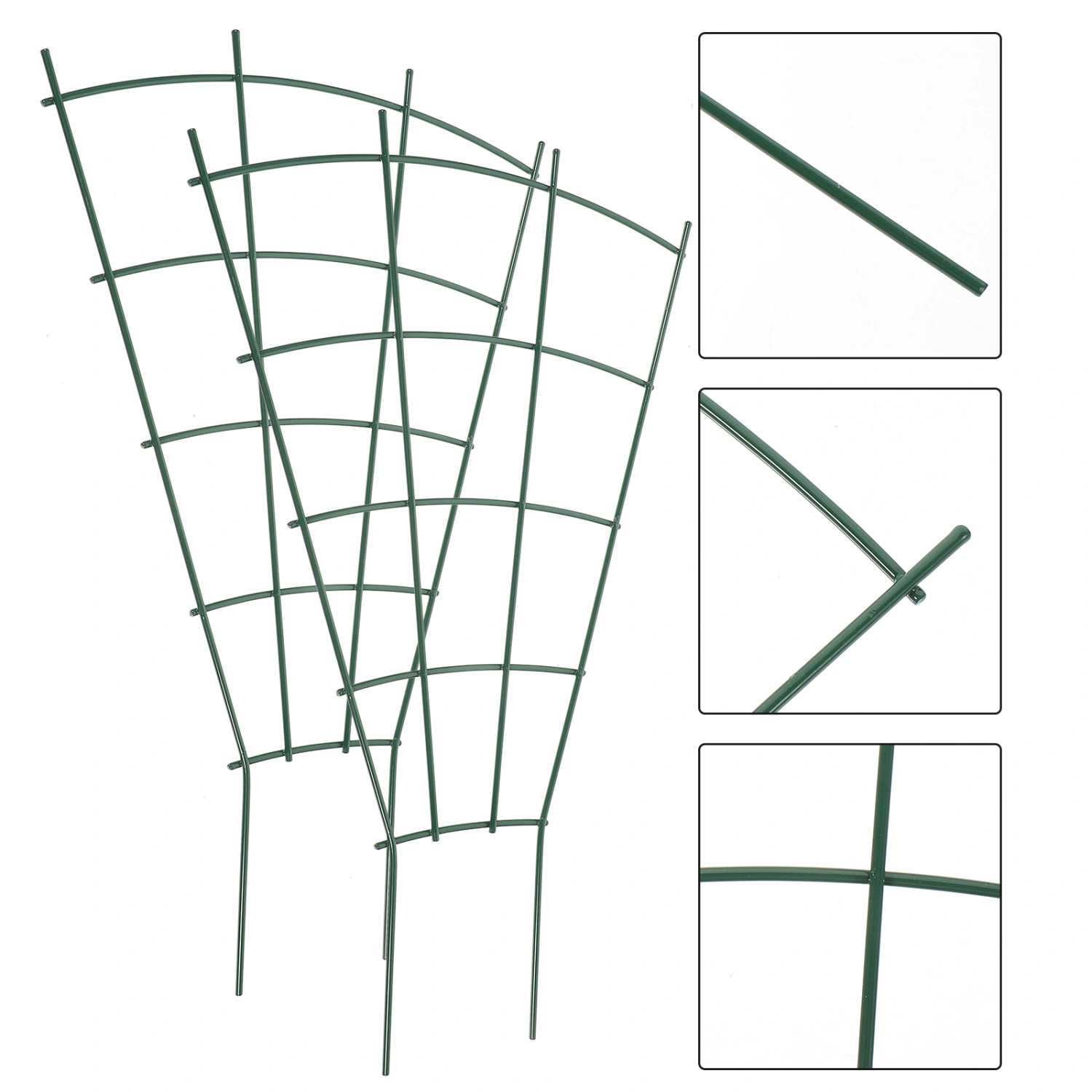 2Pcs Garden Trellis Plant Climbing Trellis Decorative Potted Plants Climbing Rack for Landscape