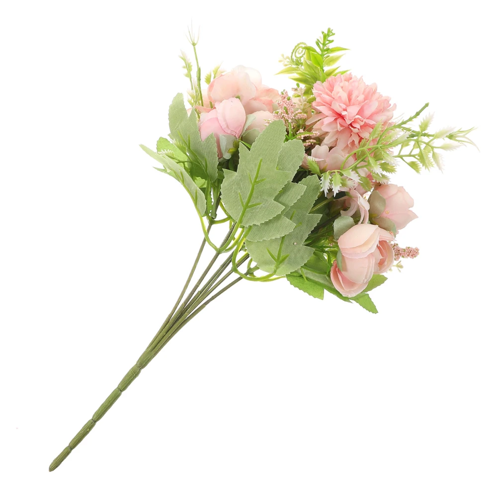 Artificial Flower Bouquet Flower Arrangement Supplies Wedding Bouquet Decor Faux Floral Bouquet