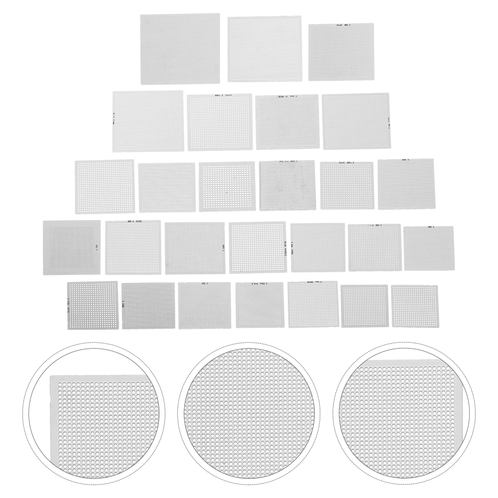 1 Set BGA Reballing Kit BGA Rework Station BGA Reballing Template Accessory