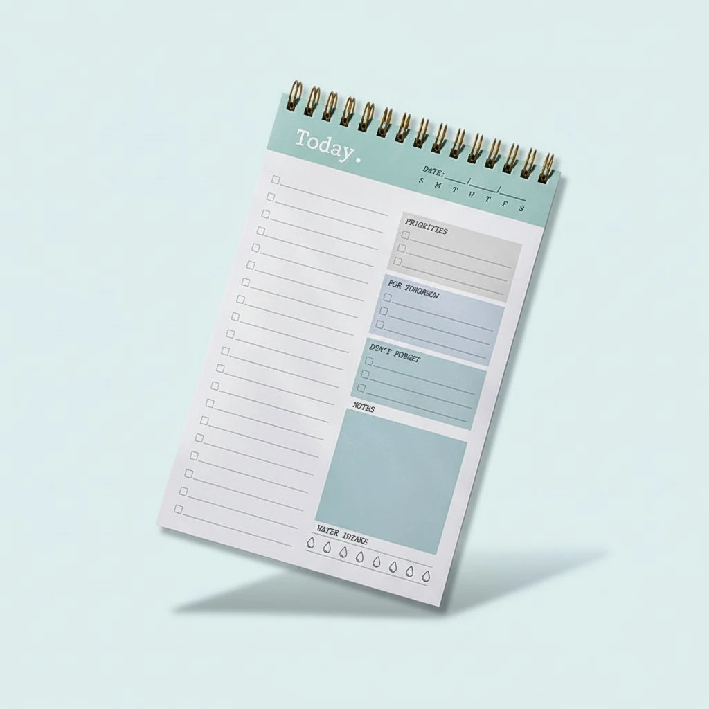 Portable Planner Notepad To Do List Planner Notepad Daily Planner Daily Memo Notepad
